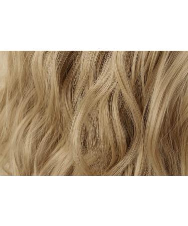 SEGO Clip-in Hair Extensions Set - 8 Piece Wavy Real Hair Extensions in Medium Blonde & Ash Blonde (61cm & 60cm) - Buy Online on GoSupps.com
