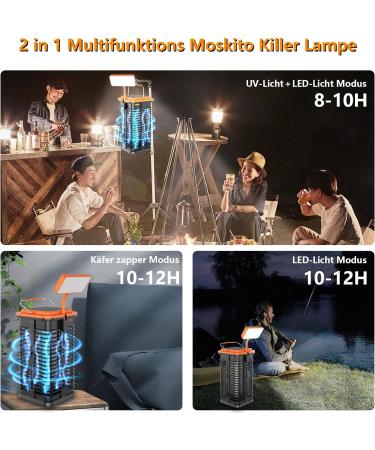 Homesuit Electric Mosquito Lamp - Automatic Outdoor Insect Destroyer & Fly Trap | Best Mosquito Zapper for Gardens & Patios - Buy Online on GoSupps.com
