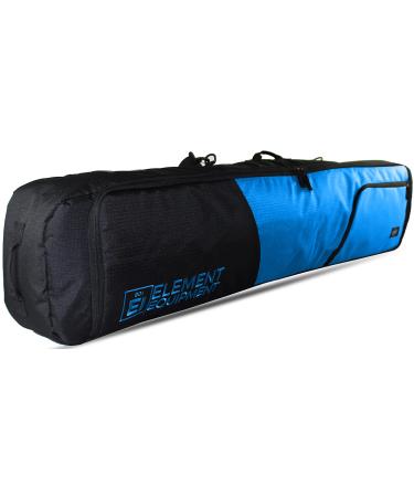 Element Equipment Deluxe Padded Snowboard Bag - Premium High End Travel Bag Blue Ripstop 165