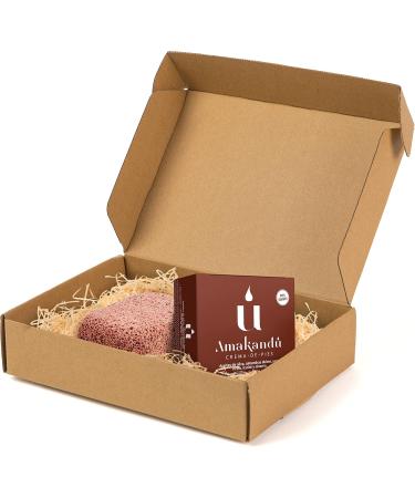  Amakandu Hardening Cream + Natural Pumice Stone - Complete Vegan Kit for Your Feet - Repairing cream for dry feet + pumice stone eliminates hard skin and calluses - Made in Spain - Buy Online on GoSupps.com