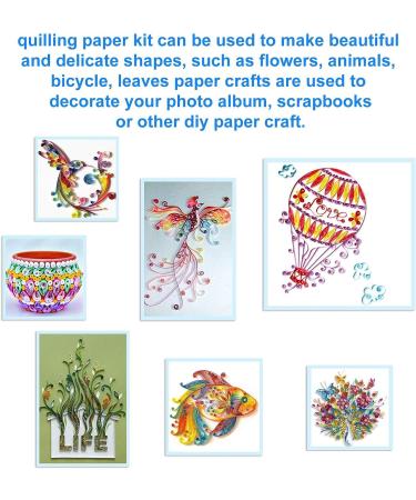 35 Colors 5mm x 54cm Paper Quilling Strips Set for DIY Craft Projects - Buy Online on GoSupps.com