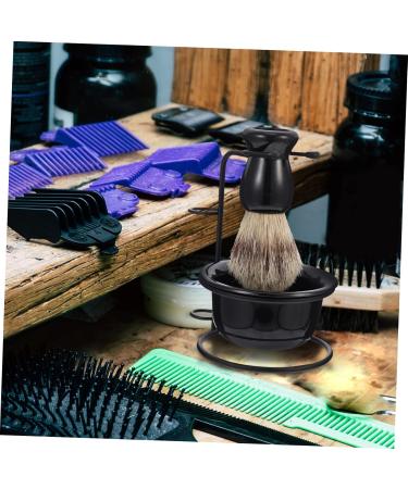Buy 1 Set Beard Shaving Accessories - Durable Brush & Bowl for Men | Premium Shave Kit for Smooth Grooming - Buy Online on GoSupps.com