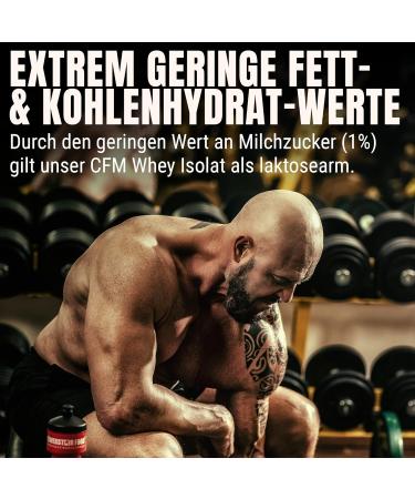  POWERSTAR FOOD Powerstar 100% CFM Whey Isolate 1kg | 96.5% Dry Protein | Protein Powder for Bodybuilding | Made in Germany | High-Dose Protein Powder Made with Pasture-Raised Milk | Natural - Buy Online on GoSupps.com