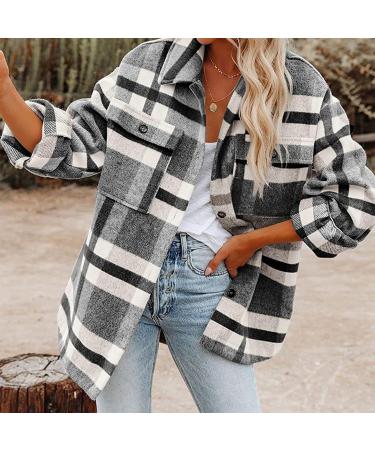 Gefomuofe Blouse Women's Loose Tunic Cotton Linen Blouse Summer Tunic Summer Oversized Casual Look Shirt Blouse O-Neck with Button Placket and Pocket Elegant Plain Office Blouses Office Shirt Black M - Buy Online on GoSupps.com