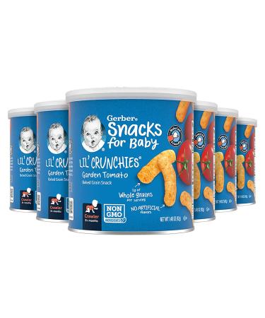 Gerber Lil' Crunchies  8+ Months Garden Tomato 1.48 oz (42 g)