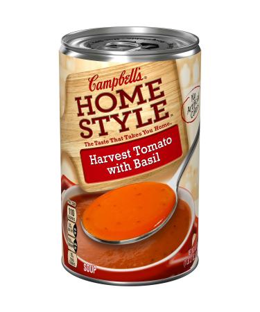 Campbell's Homestyle Soup, Harvest Tomato Soup, 18.7 Ounce Can (Case of 12) Harvest Tomato w/ Basil 1.16 Pound (Pack of 12)