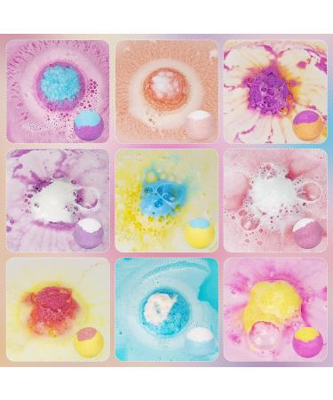 Suranew Bath Bombs Gift Set - 9 Organic Spa Shower Bombs for Women's Day & Mother's Day - Buy Online on GoSupps.com