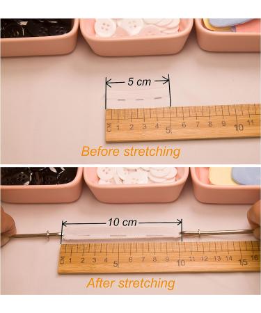 White Flat Sewing Band Spool with Buttonholes - 3/4 inch, 3 Yards | Elastic Stretchable for DIY Waistbands and Necklines - Buy Online on GoSupps.com