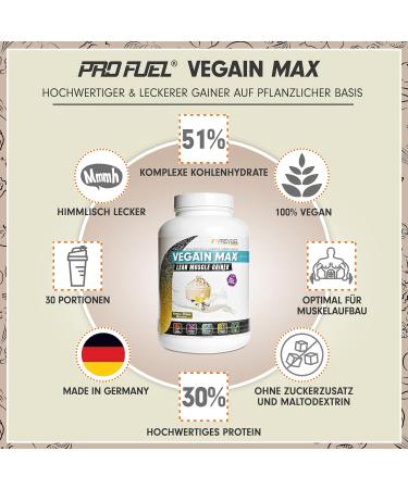 Weight Gainer Vanilla Dream Milkshake 3kg | 580+ KCAL Pro Portion | Vegan Muscle Mass Gainer | High Protein 30% | Lactose-Free & No Maltodextrin - Buy Online on GoSupps.com