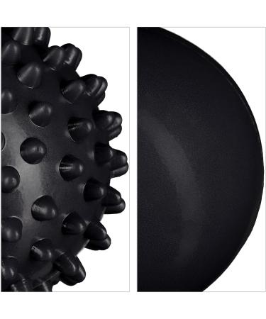 Relaxdays Massage Ball Set of 4 - Hedgehog & Smooth Lacrosse Balls Self-Massage for Fascia Relief - International Shipping Available - Buy Online on GoSupps.com
