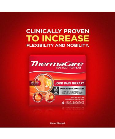 ThermaCare Portable Heating Pad | Joint & Muscle Pain Relief Patches | 8 Count - Buy Online on GoSupps.com