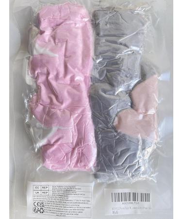 KEYRI 2 Pieces Face Wash Headband Spa Headbands Elastic Hair Band Bunny Ears Hair Bands Makeup Headbands Coral Fleece Headband Cute Wash Hair Band Bath Shower Head Wraps for Women Girls (Pink+Grey) - Buy Online on GoSupps.com