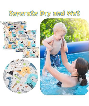 Reusable Wetbag Diaper Bag Set - 3 Waterproof Bags for Wet & Dry Storage | Portable & Stylish for Babies & Travel - Buy Online on GoSupps.com