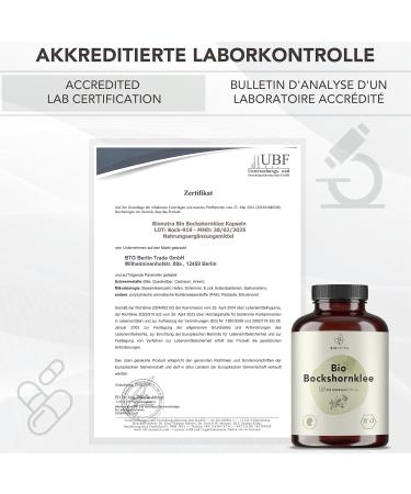 BIOONUTRA Fenugreek Organic | 270 capsules of 650 mg | 2 months of consumption | Organic | Vegan | No additives | Breastfeeding skin and hair | Made in Germany - Buy Online on GoSupps.com