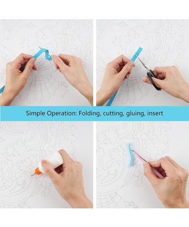 Uniquilling Paper Quilling Kit for Adults - Jumping Dolphin DIY Quilling Kit - Home Wall Art Decor - Best Gifts for Beginners - Buy Online on GoSupps.com