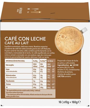 Nescafe Dolce Gusto Cafe Au Lait 160g - Buy Online on GoSupps.com
