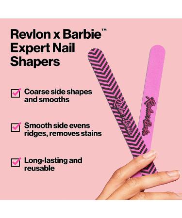 Revlon x Barbie Nail Shapers for Normal to Hard Nails - Shape and Smooth Expertly - Buy Online on GoSupps.com