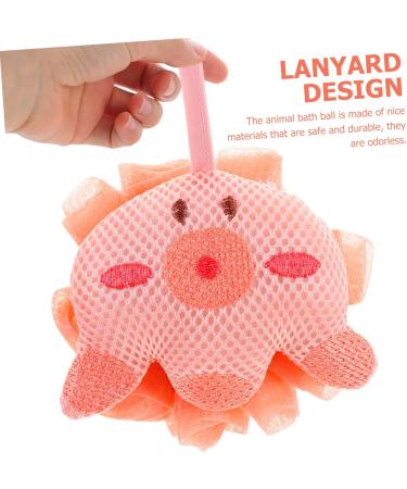 Angoily Cartoon Bath Ball Loofah Scrub Mesh Bath Sponge Bath Scrubber Shower Sponge Loofah Shower Luffa Puff Balls Cartoon Mesh Pouf Cleaning Loofah Ball for Bathing Child Body Hair Ring - Buy Online on GoSupps.com