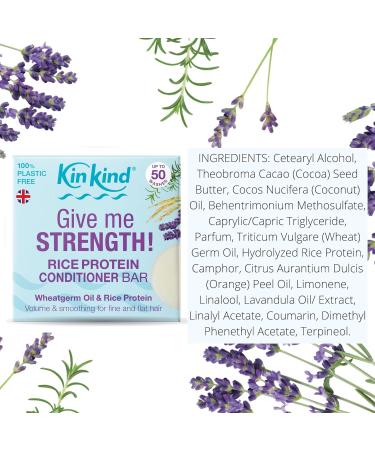 KinKind Give me STRENGTH Shampooing et revitalisant en barre de voyage. Jusqu' 50 lavages. Coffret de voyage essentiel avec 2 bo tes de savon et shampoing en barre. Pack de voyage - Buy Online on GoSupps.com