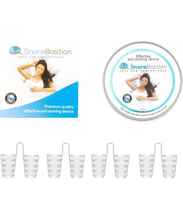 X-Large Anti-Snoring Nose Vents by Snore Bastion - Set of 4 Soft Nasal Dilators - Stop Snoring with Nostril Opener - Snoring Aid for Deep Sleep - Buy Online on GoSupps.com