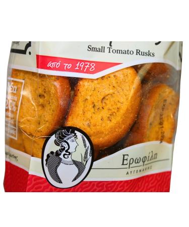 Erofili Avgenakis Greek Mini Tomato Rusks - 2 Pack (600g) | Authentic Greek Snack | International Shipping - Buy Online on GoSupps.com