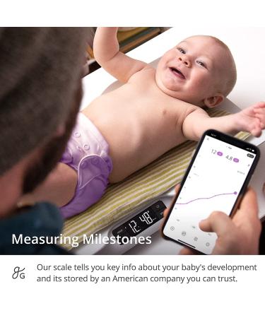 Greater Goods Smart Baby Scale | Accurately Chart Baby's Progress | In-House Algorithm for Wiggly Babies | Infant & Toddler Scale (Bluetooth Connected) - Buy Online on GoSupps.com