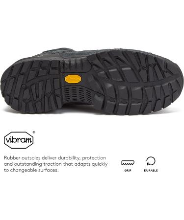 HI-TEC Black Rock WP Mid Men's Waterproof Hiking Boots 10.5 Dark Grey/Medium Grey - Buy Online on GoSupps.com