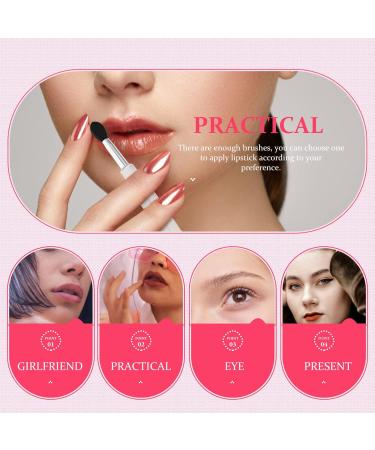 6pcs Silicone Lip Mask Brush Set - Perfect Lipstick & Balm Applicator Tool for Flawless Makeup - Black - Buy Online on GoSupps.com
