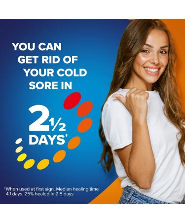 Abreva 10 Percent Docosanol Cold Sore Treatment Treats Your Fever Blister in 2.5 Days - 0.07 oz Tube x 2 - Buy Online on GoSupps.com