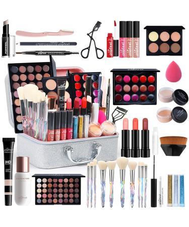 CHSEEO Make-up Gift Set | Complete Cosmetic Makeup Palettes & Case for Face Eyes & Lips - Shop Internationally! - Buy Online on GoSupps.com