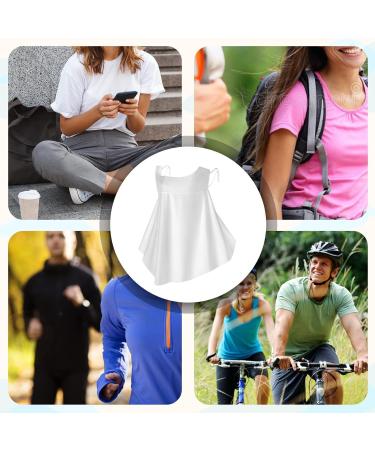UV Protection Face Masque | Neck Gaiter SPF Sun Masque | Sun Face Cover Breathable Full Face Shield Face Scarf Cover Cooling Sunscreen Masque for Men Women White - Buy Online on GoSupps.com