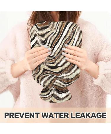 Leopard & Zebra Pattern Heat Bottle - 1L BPA-Free Small Warm-Up Bag for Pain Relief & Headache | Ideal for Neck & Shoulders - Buy Online on GoSupps.com