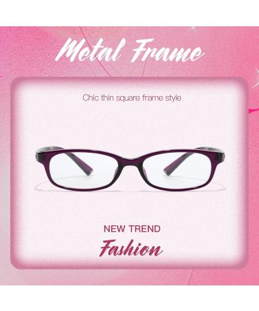 SIPHEW Blue Light Filter Glasses - Unisex Bluelight Blocking Glasses for PC Gaming - Stylish Anti Blue Light Glasses in Purple - Buy Online on GoSupps.com