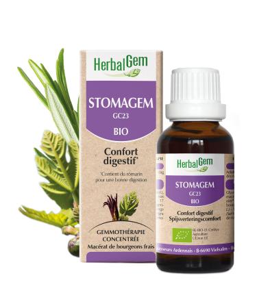 HerbalGem Stomagem Organic Gemmotherapy Complex Concentrated Digestive Balance 30 ml
