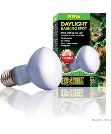 Exo Terra Daylight Basking Spot Lamp - 25W R20 E27 Broad Spectrum Metallic - Ideal for Reptiles & Amphibians | International Shipping Available - Buy Online on GoSupps.com