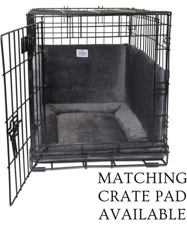Pet Dreams Dog Crate Bumper - Eco Friendly Pads for Wire Crate | 18 Graphite Grey - Buy Online on GoSupps.com