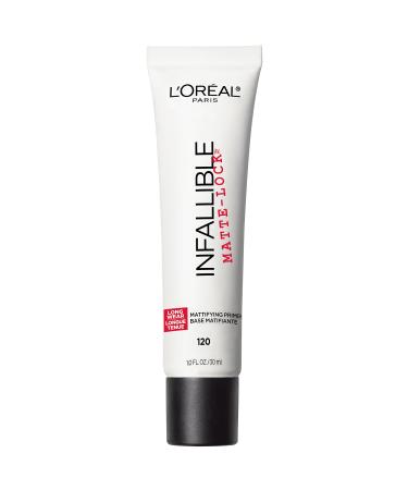L'Oreal Paris Makeup Infallible Pro Matte-Lock Longwear Mattifying Face Primer  1 ounce 1 Fl Oz (Pack of 1)