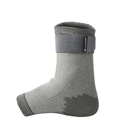 Rehband Ankle Brace | Knitted Ankle Support & Stabilization for Sports | Comfortable Grey Medium Fit | International Shipping Available - Buy Online on GoSupps.com