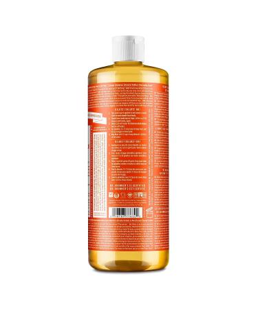 Dr. Bronner's Tea Tree Pure-Castile Liquid Soap 32oz - Organic Oils, 18-in-1 Uses, Acne-Prone Skin, Dandruff, Laundry, Pets - Vegan, Non-GMO - Concentrated Formula - 32 Fl Oz - Buy Online on GoSupps.com