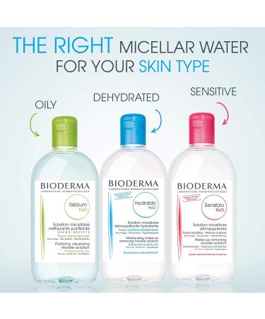 Bioderma - Hydrabio H2O - Micellar Water - Cleansing and Make-Up Removing - for Dehydrated Sensitive Skin 500 - Buy Online on GoSupps.com