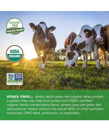 Buy Simply Tera's Organic Whey Protein Powder Family Size Bourbon Vanilla Flavor | International Shipping Available - Buy Online on GoSupps.com