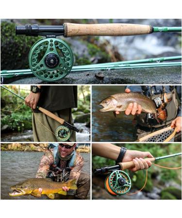 Soougayilang Fly Fishing Rod & Reel Combo - 4-Part Portable Graphite #5/6 - Complete Package with Rod Shell for International Shipping - Buy Online on GoSupps.com
