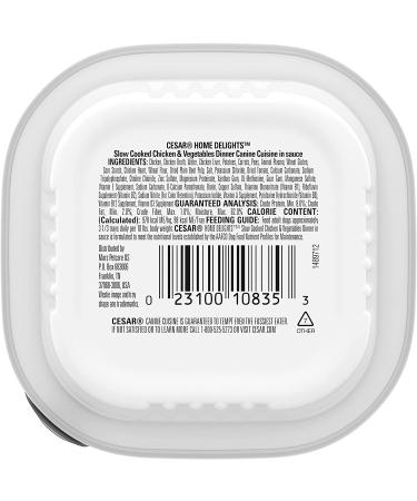 Cesar Home Delights Wet Dog Food - Pack of 24, Chicken & Vegetables - Buy Online on GoSupps.com