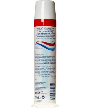 AQUAFRESH Whitening Toothpaste Pump 100 ml - Effective Dental Care | International Shipping Available - Buy Online on GoSupps.com