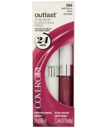 CoverGirl Outlast All Day Two Step Lipcolor  Wild Berry 560  0.13 Ounce - Buy Online on GoSupps.com