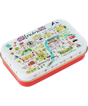 New English Teas London Souvenir Map Travel Mints Tin Sugar Free 35g - Buy Online on GoSupps.com