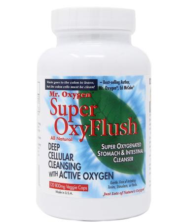 SUPEROxyFlush Unleashed! Absolute TOP Best Colon Cleanser! 120 Caps
