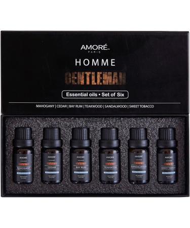 Premium Gentlemen's Essential Oil Gift Set | 6 Luxurious Fragrances for Men - Shop Internationally - Buy Online on GoSupps.com