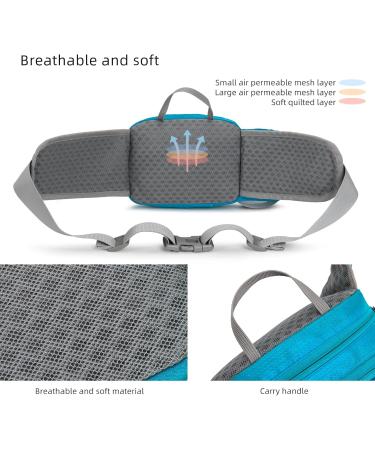 Buy Buffup Fell-Up Bag with Bottle Holder - Outdoor Dog Training & Cycling Belt Bag for Men & Women - Big Jewel Blue - Buy Online on GoSupps.com