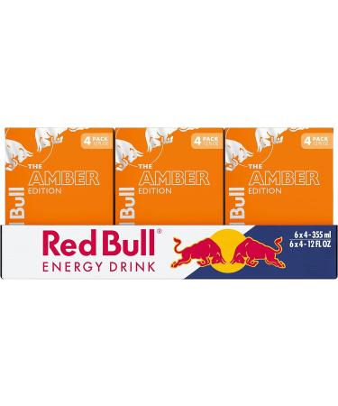 Red Bull Energy Drink Amber Edition Strawberry Apricot 12 fl oz (24 Pack) - Buy Online on GoSupps.com